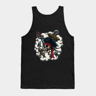 Smoking Pirate Tank Top